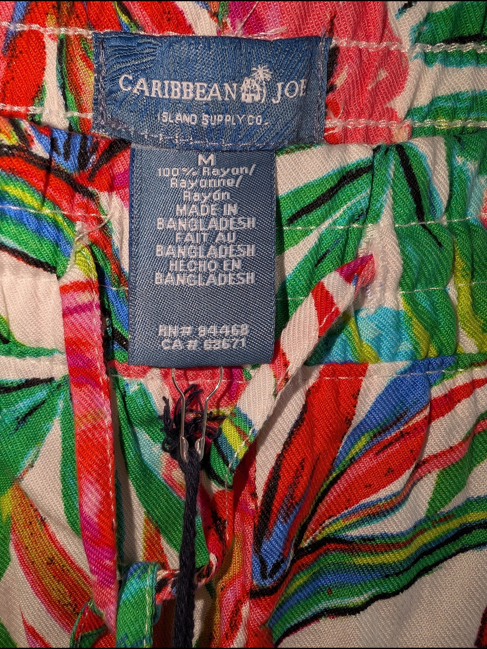 221 Tropical Floral Drawstring Women’s Shorts - Multi - Picture 5 of 7